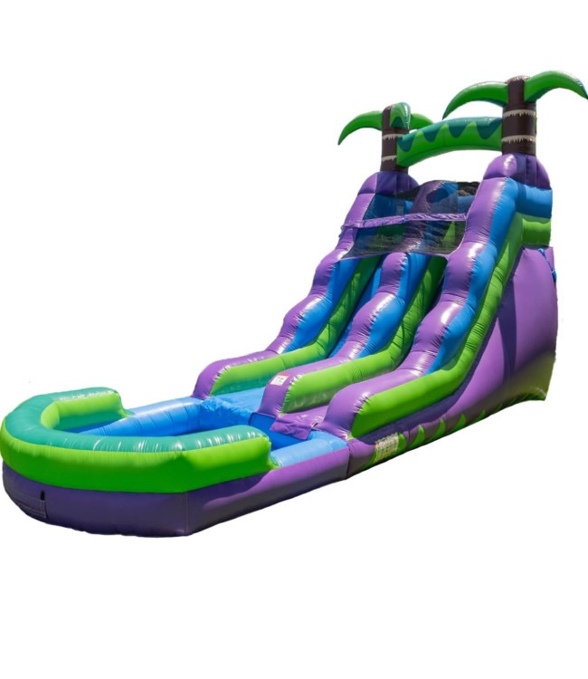 16' Tropical Purple Water Slide