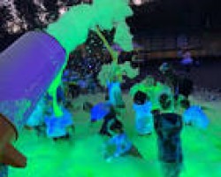 Glow in the dark Foam Party